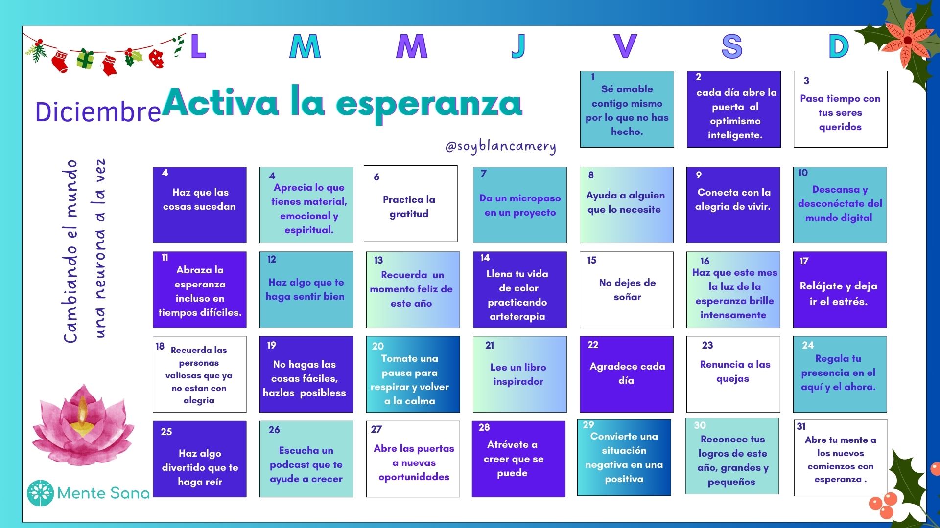 Neurocalendar Diciembre