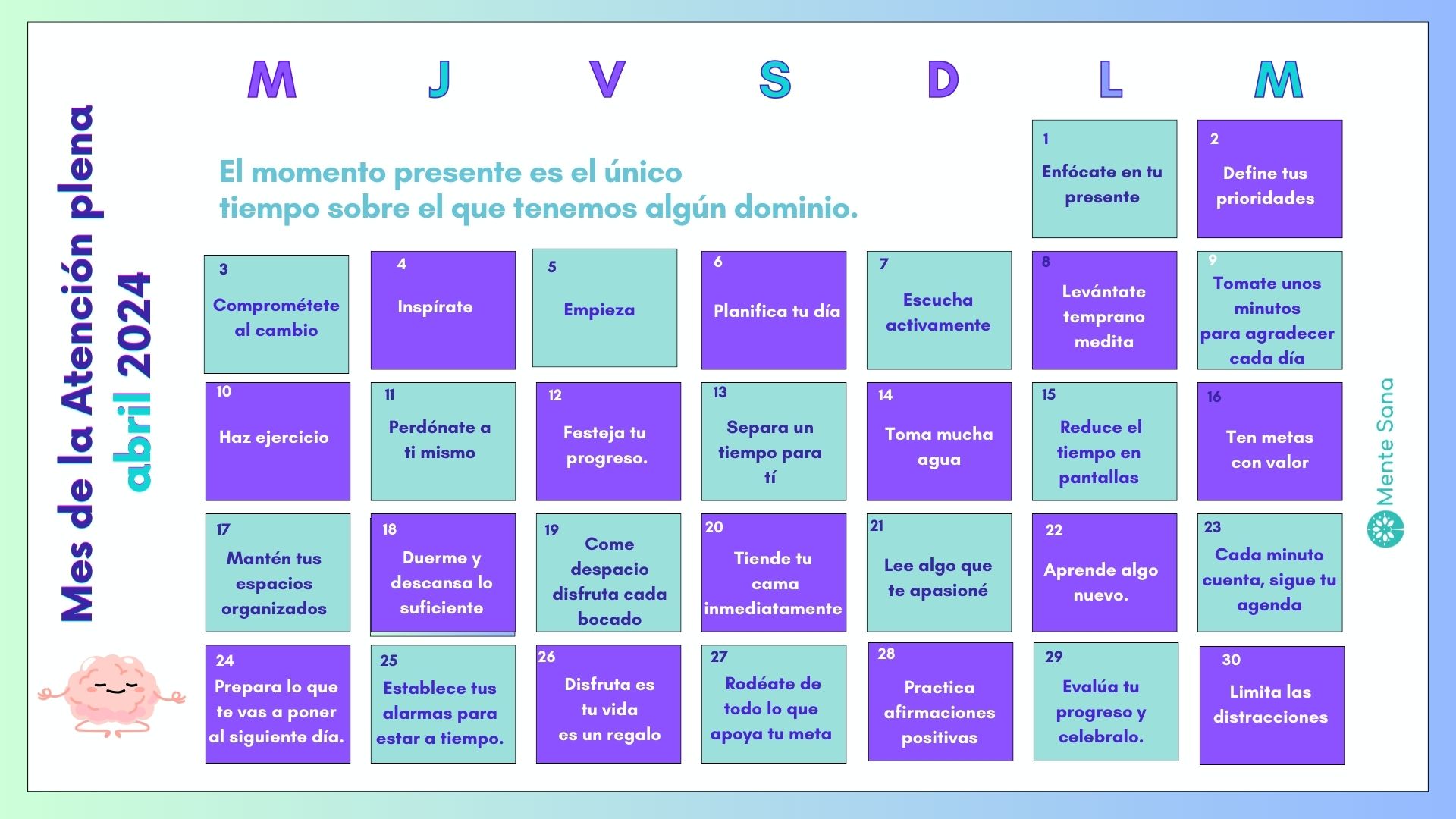 Neurocalendar Abril